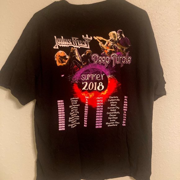 Deep Purple/Judas Priest T shirt - Picture 2 of 2